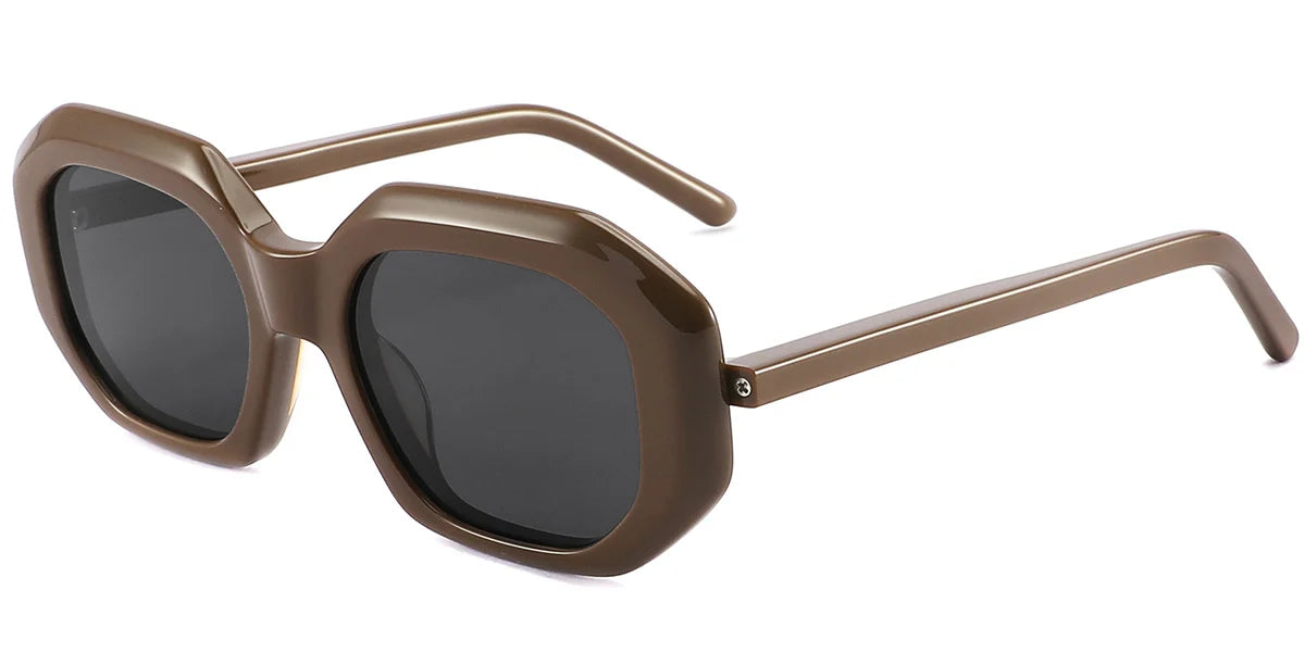 Hexagon Small Frame Sunglasses Polarized