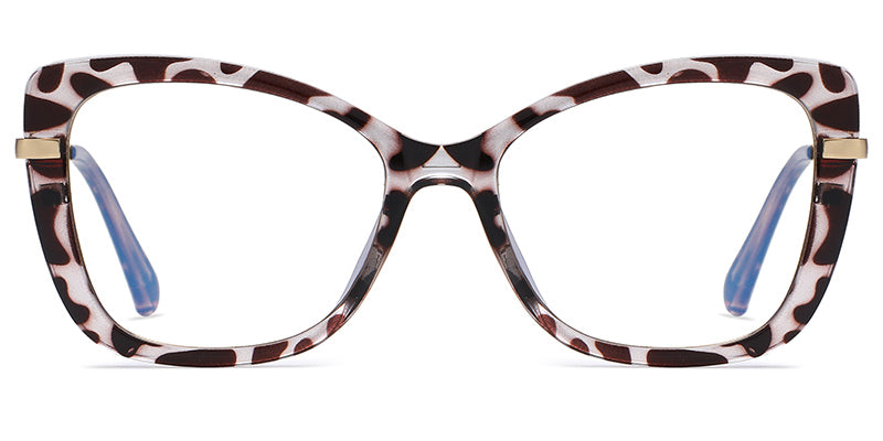 Cat Eye Clip-Ons Eyeglasses F2540
