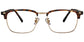 Acetate Metal Rectangle Eyeglasses F3273