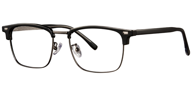 Acetate Metal Rectangle Eyeglasses F3273